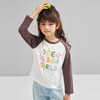 笛莎Deesha 2026春季女童时尚拼色趣味印花长袖T恤 商品缩略图3