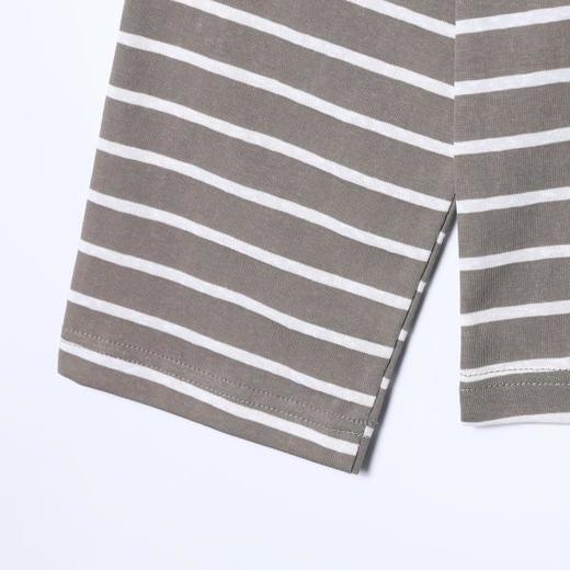 3251SDSA男士秋冬新款痞帅男装韩版简约撞色条纹圆领长袖T恤舒适百搭 商品图4