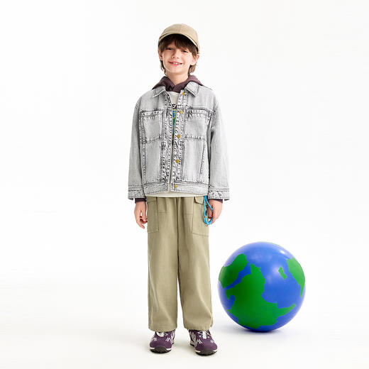 【实体店同款】男童夹克外套春季新款安奈儿童装AB615027 商品图3