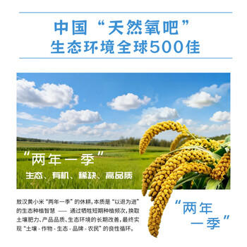 千年谷源敖汉有机黄小米5斤金苗K1月子小米杂粮辅食蒸饭更软糯过年送礼 /粮油调味 /杂粮 /谷米类 商品图5