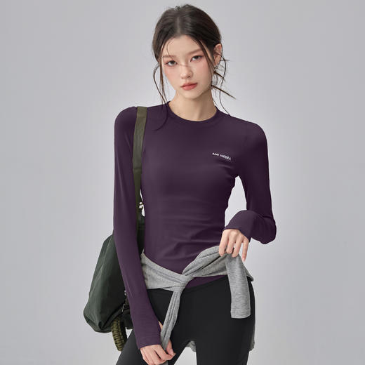 跃牌【美西西系列】秋冬新款瑜伽服女紧身长袖跑步运动训练健身服CX-836 商品图1