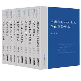10本套装 中国特色社会主义法治理论研究系列图书 张文显著 法律出版社