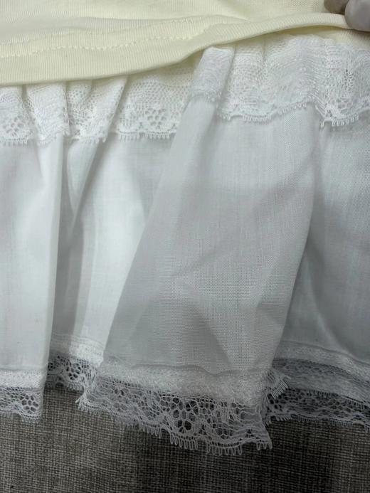 F010743新款「伤心小熊」可脱卸蝴蝶结拼接下摆长袖T恤 商品图10