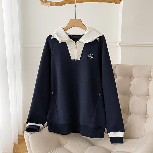 春季新款男士韩版连帽卫衣来了！超洋气的配色！M122400-39/49 商品图4