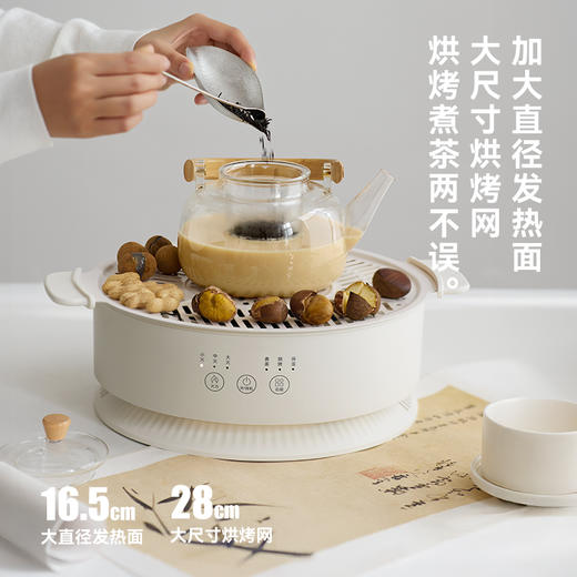 olayks立时围炉煮茶器电陶炉火炉家用器具全套电茶炉全玻璃养生壶 商品图0