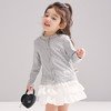 笛莎Deesha 2026春季女童基础时尚假两件针织外套 商品缩略图2