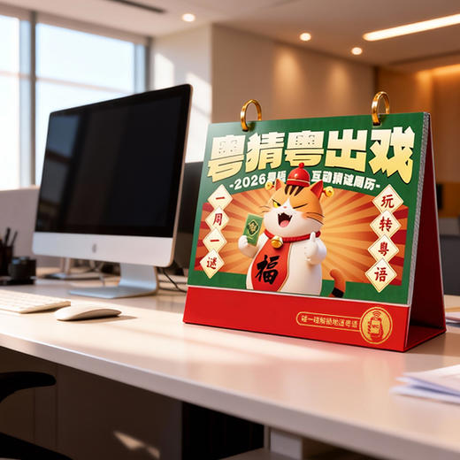 2026年粤语周历粤猜粤出戏广东网络广播电视台出品 商品图1