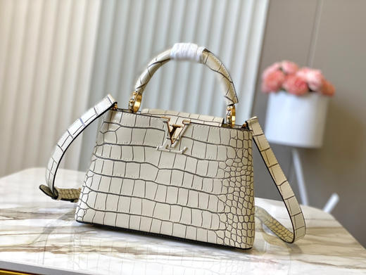 秋冬特惠💰1530 渠道级LV 新品 te级LV N93163/M48865奶白石纹鳄鱼纹 商品图0