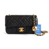 【95新】CHANEL香奈儿CF系列AS1787 B02916 94305黑金羊皮大mini金球CF链条包单肩斜挎包女士 301225NJS29 商品缩略图0