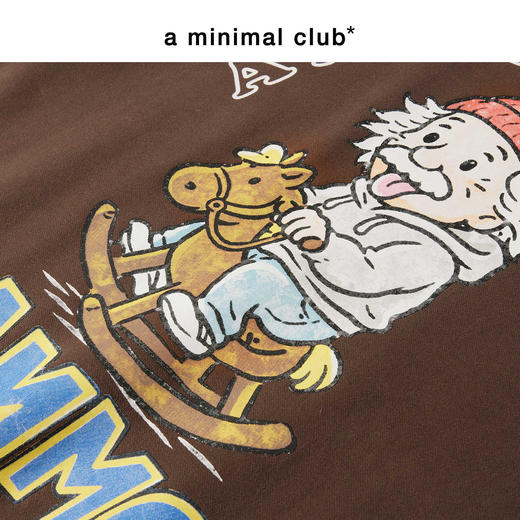 a minimal club新年系长袖T恤大图案印花秋冬舒温暖皮AM5CTL03&04 商品图2