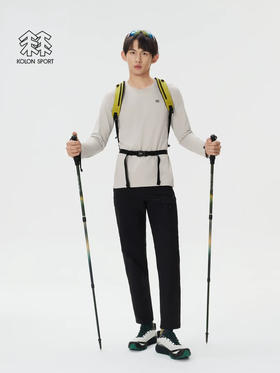 原单正品 KL可隆男款2色抓绒圆领长袖T恤，颜色：黑色 浅灰色
尺码：M L XL 2XL