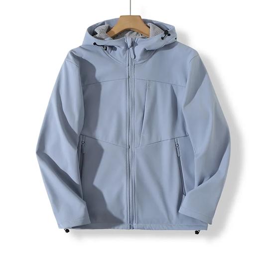 茑平替系列男女同款防风保暖防泼水防刮耐磨户外山系软壳冲锋衣外套 商品图1