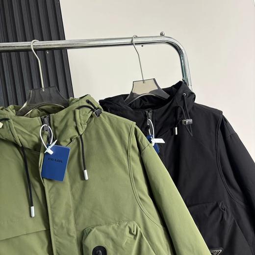 F010759防水防风假两件连帽休闲羽绒服外套 商品图1