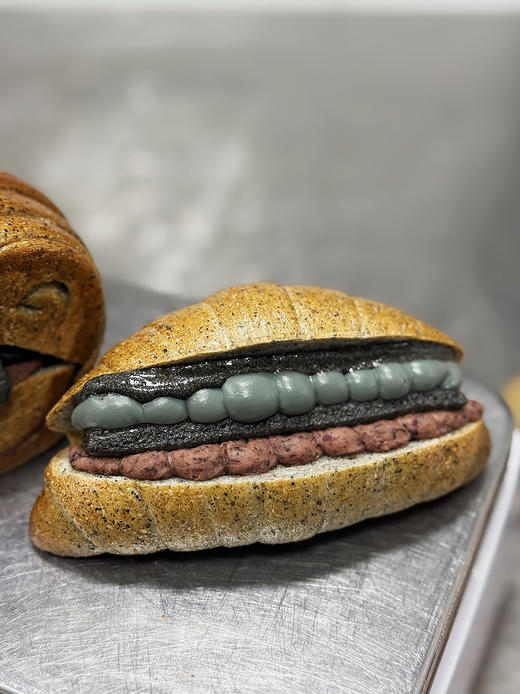 红豆麻糍五重黑芝麻海盐卷~ 04月17日制作发出 商品图0