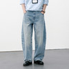 714street美式复古水洗做旧牛仔裤男2026春季潮牌休闲弧线弯刀裤 商品缩略图0