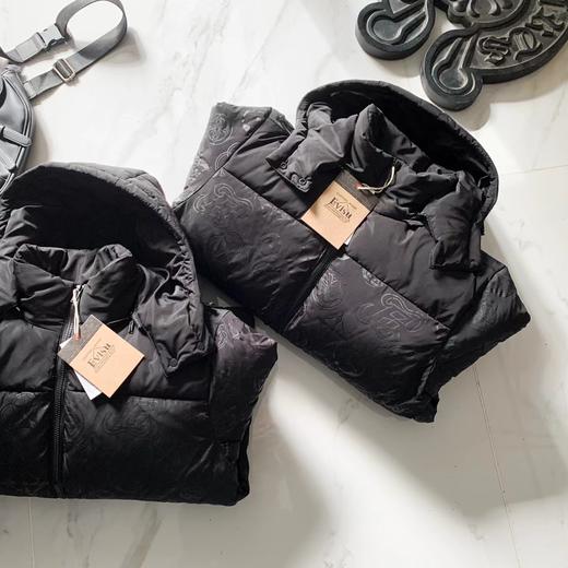 F010770满地家花连帽通勤羽绒服防寒休闲夹克厚款保暖外套 商品图4