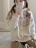 F010757甜美清新软糯木质牛角扣连帽针织开衫 商品缩略图2