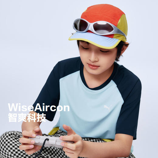 PUMA彪马童装2026春季新款儿童短袖T恤网眼舒适透气 商品图1