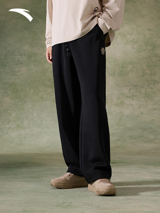 安踏凯里欧文系列加绒针织运动长裤男士直筒正品卫裤子172611309S 商品图0