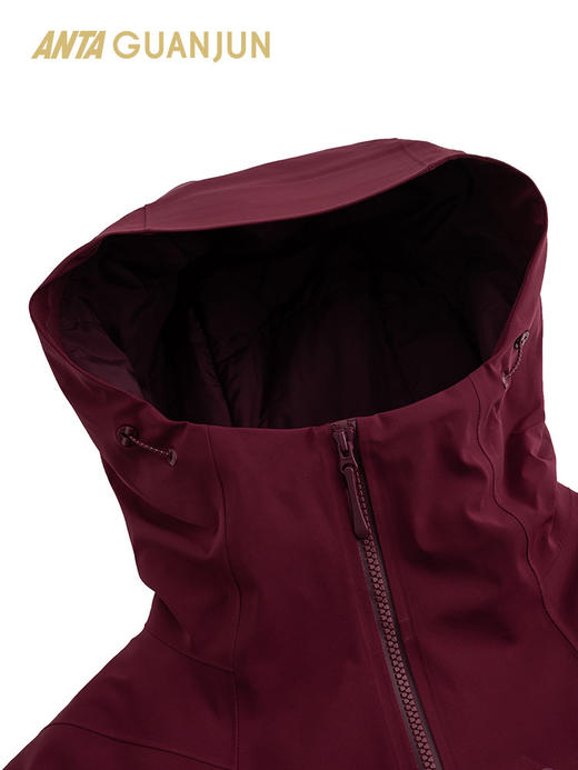 安踏冠军山锋iwarm-5.0智能温控棉服女士新年红色冲锋衣162610803 商品图4