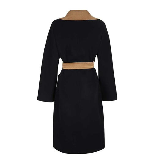 MAXMARA 女士 Rail 双面可穿长袖束腰羊毛大衣 深蓝色 RAIL 50160319 014 商品图1