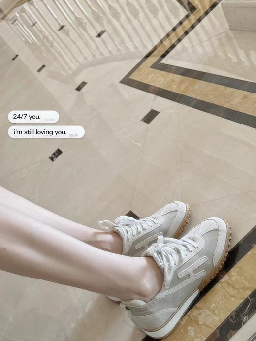 爱马仕jet系列麂皮德训鞋 运动鞋  原版购入开发 H家运动鞋 镂孔柔软麂皮山羊皮运动鞋（ZX*DBG) 商品图12