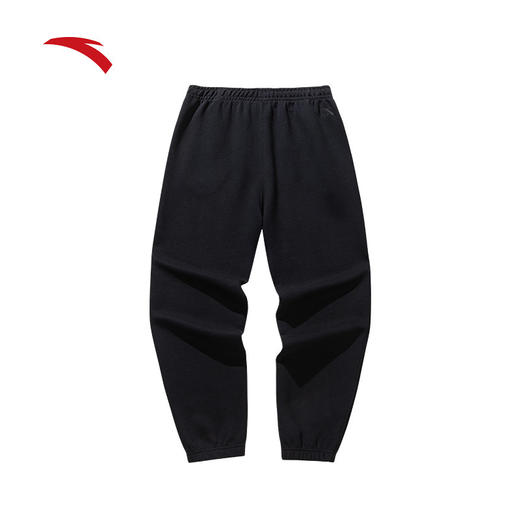 安踏运动复古抓绒通勤长裤宽松百搭运动裤152618301S 商品图1