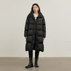 NEELLY纳俪商场同款冬新款气质直筒羽绒服女长款加厚保暖连帽外套N25114L04605 商品缩略图2