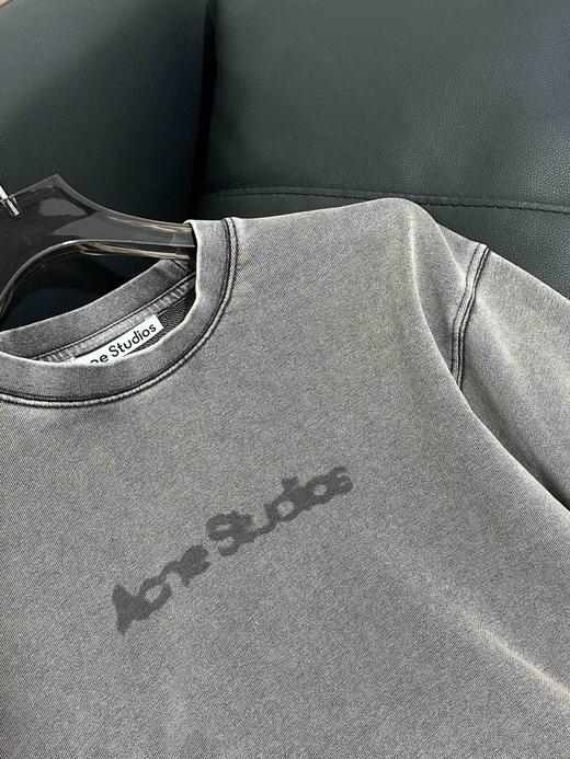 F010720砂磨重工水洗做旧纯棉圆领卫衣男女同款 商品图10