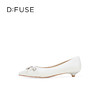 Dfuse迪芙斯2026春季新款尖头交叉带小钻扣轻朋克小猫跟单鞋女鞋DFE1111051 商品缩略图6