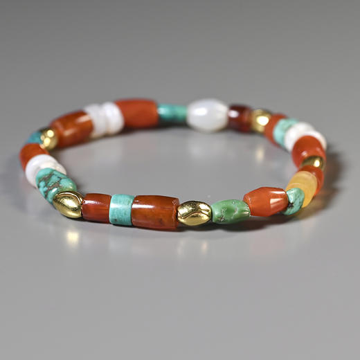 西玛+古滇国金珠玛瑙珠“银河礼炮”多宝手串 商品图3