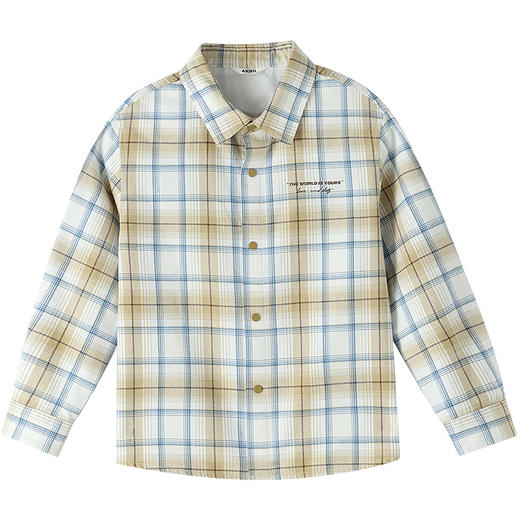 【实体店同款】男童翻领长袖上衣春季新款安奈儿童装AB611028 商品图6