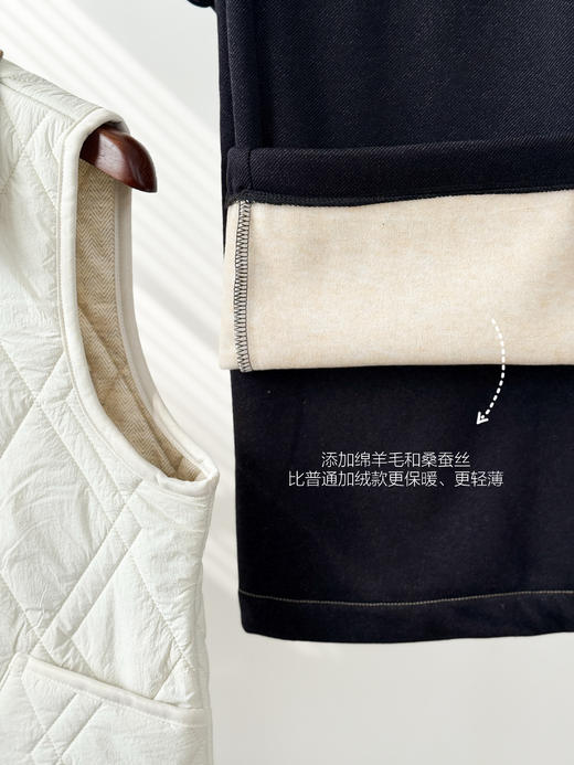 年底限时特价 显瘦到不敢相信！口碑返场！女神必备款羊毛蚕丝加绒牛仔裤加绒羊绒蚕丝软牛仔裤女秋冬新款高腰加厚阔腿裤宽松保暖棉裤！一条解决妈妈臀，卡裆掉档，鼓包显三角区等问题 商品图8