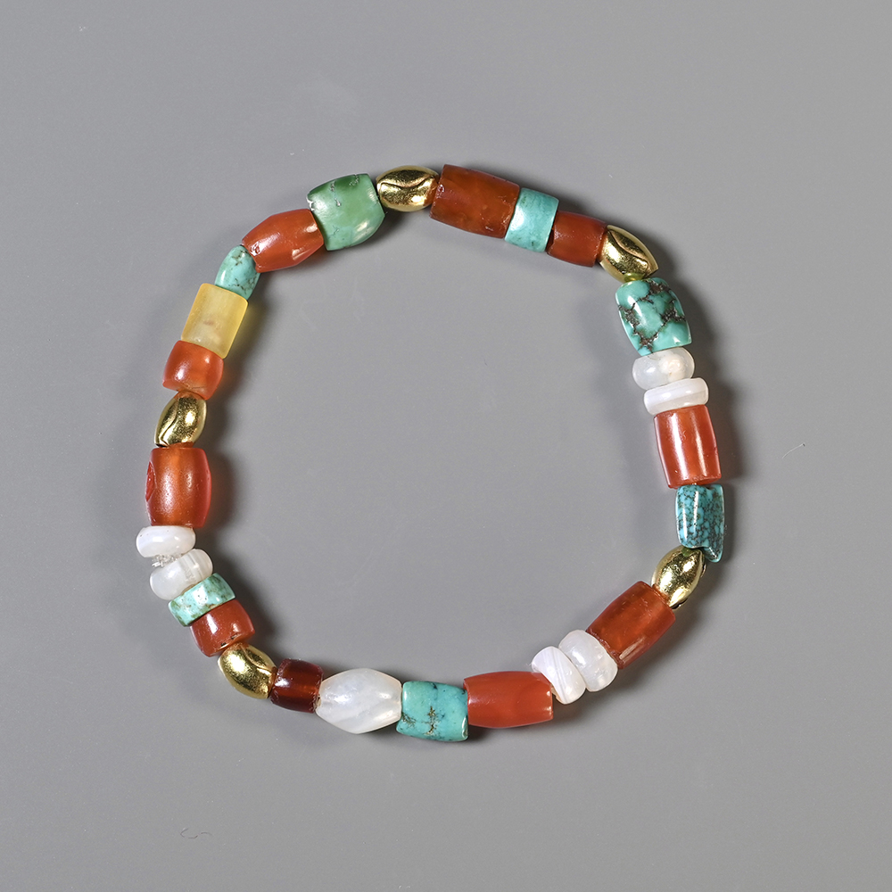 西玛+古滇国金珠玛瑙珠“银河礼炮”多宝手串