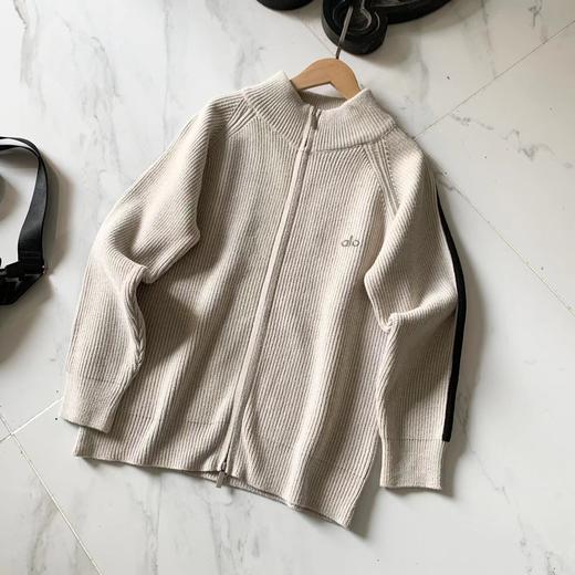 F010771运动毛衣夹克立领毛衣外套针织衫 商品图6