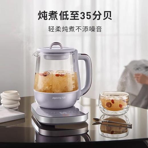 九阳全玻璃沸萃养生壶1.5L炖煮一体办公室烧水壶电热花茶壶煮茶器 商品图6