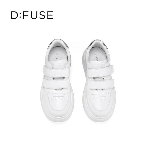 Dfuse迪芙斯2026春季新款轻便厚底增高魔术贴松糕鞋休闲鞋运动板鞋DFE1112126 商品图14
