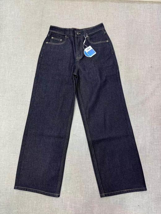 F010742新年系列2026新款棉弹直筒牛仔裤女长裤 商品图0