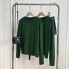 F010702显白碧玺绿~冬季糕级感宽松百搭套头圆领羊毛毛衣 商品缩略图9