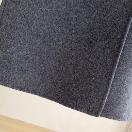 「自」全新升级【铂金会员514/天猫689/差价175】(41556)洛诗琳经典简约羊毛大衣2026新款赫本风气质双面呢长款外套 商品图3