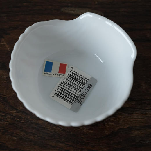 法国Arcopal弓箭手奶玻璃贝壳碟 保存品 X1450 商品图3