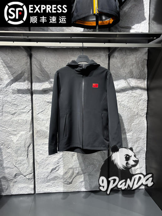 安踏冠军2026春装新款男士梭织运动上衣软壳新年红外套152610606 商品图1