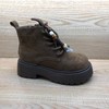 豪行2025年冬季新款时尚休闲厚底真棉皮女短靴25422776M 商品缩略图1