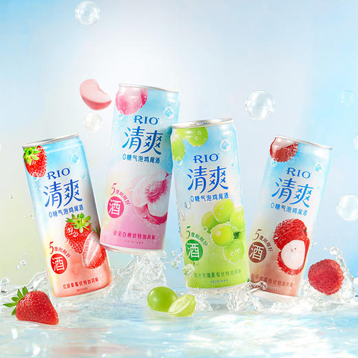 RIO锐澳预调鸡尾酒果酒5度清爽低度气泡酒330ml*8罐伏特加女生酒 商品图1