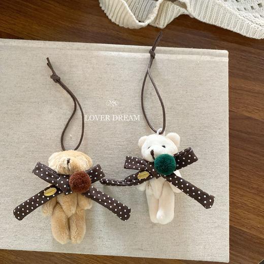 【YW】无忧购【甄选】【鸿运当“红”】ins风红色新年小熊兔子挂饰甜美可爱节日氛围感钥匙扣挂件（49/5件）（截单后3-5天发货） 商品图2