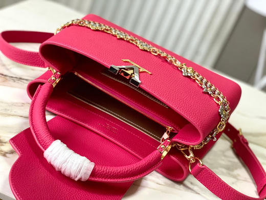 秋冬特惠💰1830 渠道级LV 新品 te级LV 动态芯片 M26507/M48865紫玫红光线链条款 商品图5