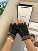 秋冬特惠💰260 香奈儿女士新款高档毛呢短款手套 商品缩略图7
