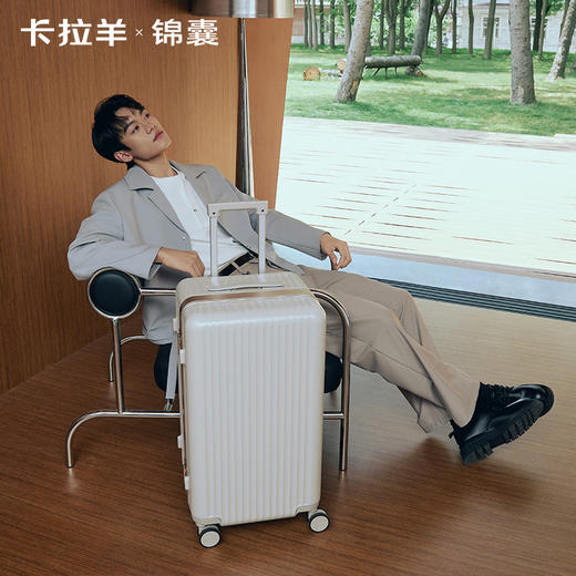 【镜面大平框铝框】卡拉羊锦囊承重抗压榫卯铝框箱鎏金板材防刮抗摔CN8424 商品图8