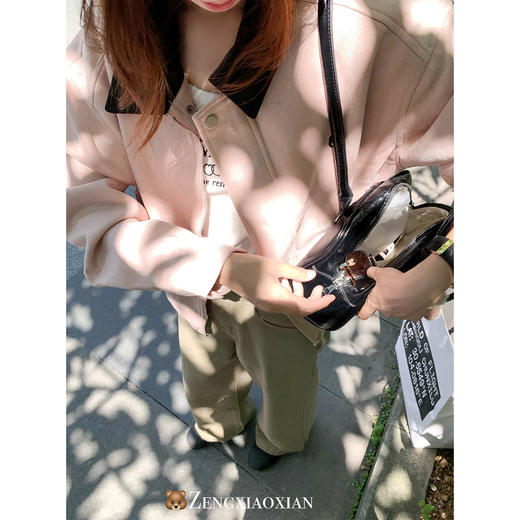 <曾小咸推荐>现货秒杀 ！微信超特价！韩系翻领麂皮绒夹克 日常289.99 立减160 秒杀129.99！！ 商品图2