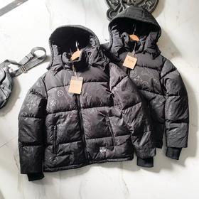 F010770满地家花连帽通勤羽绒服防寒休闲夹克厚款保暖外套